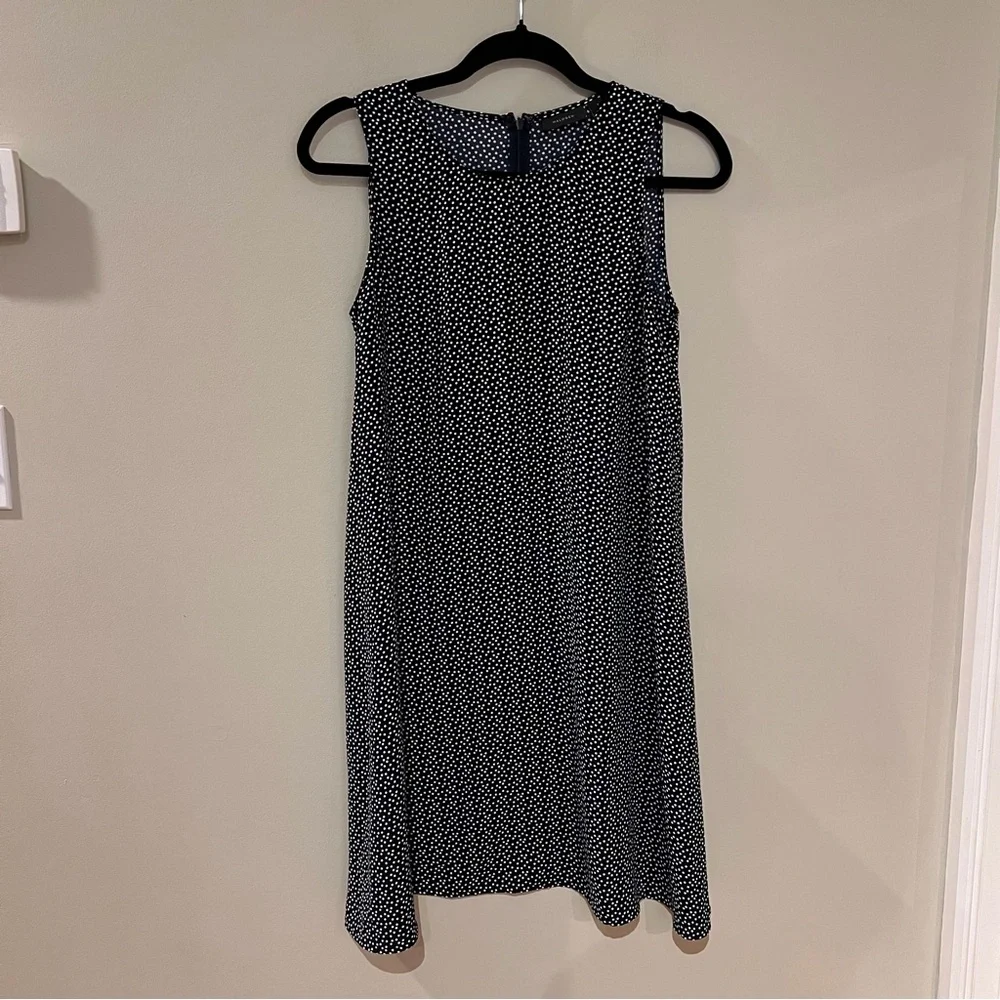 Halogen Polka Dot Sleeveless Dress